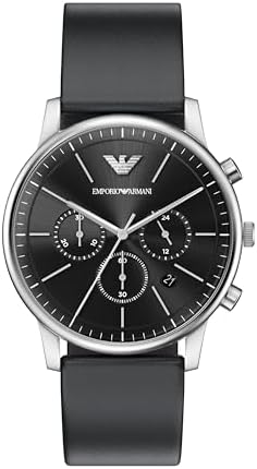 Amazon.com: Emporio Armani Men's Chronograph Silver Stainless